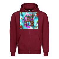 Burgundy summer break and school Zipper Hoodie - AdoDesignShop