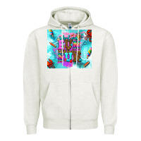 Oatmeal Heather summer break and school Zipper Hoodie - AdoDesignShop