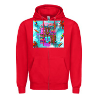 Red summer break and school Zipper Hoodie - AdoDesignShop