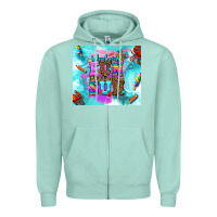 Seafoam summer break and school Zipper Hoodie - AdoDesignShop