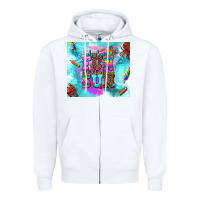 White summer break and school Zipper Hoodie - AdoDesignShop
