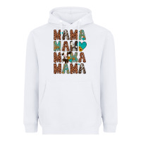 White mama mama mama mama Heavyweight Hoodie - Artiststas