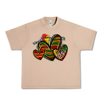 Burro juneteenth hearts Urban Heavy Tee - Zillion Design Studio