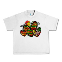 Lunar Rock juneteenth hearts Urban Heavy Tee - Zillion Design Studio