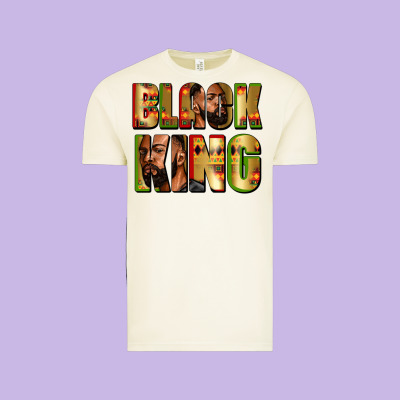 Black King Vintage Tee Designed By Zillion Design Studio