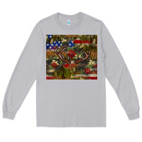 Moon Dust Hunting leopard USA flag tumbler 4th of july Long Sleeve Tee - Neo Western