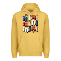 Antique Gold American mini Premium Hoodie - NancyCooperArtShop