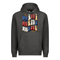 Charcoal Heather American mini Premium Hoodie - NancyCooperArtShop