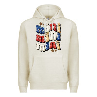 Oatmeal Heather American mini Premium Hoodie - NancyCooperArtShop