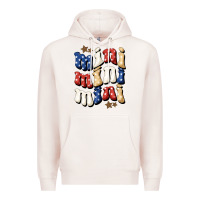 Pale Pink American mini Premium Hoodie - NancyCooperArtShop