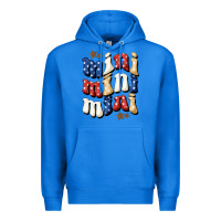 True Royal American mini Premium Hoodie - NancyCooperArtShop