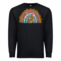 Black western easter rainbow Premium Sweatshirt - Jasminsmagicworld