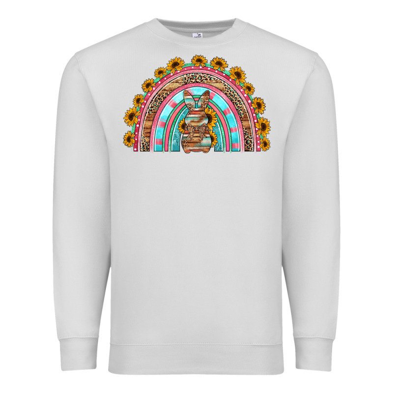 Western Easter Rainbow Premium Sweatshirt by Jasminsmagicworld | Teevron