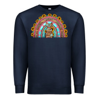 Navy western easter rainbow Premium Sweatshirt - Jasminsmagicworld