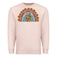 Pale Pink western easter rainbow Premium Sweatshirt - Jasminsmagicworld