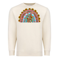 Sandshell western easter rainbow Premium Sweatshirt - Jasminsmagicworld