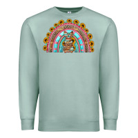 Seafoam western easter rainbow Premium Sweatshirt - Jasminsmagicworld