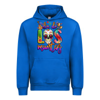 Cobalt dia de los muertos Urban Hoodie - LillyAllenDesigns