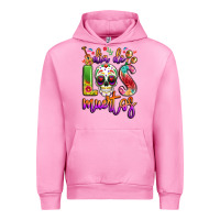 Fuchsia Pink dia de los muertos Urban Hoodie - LillyAllenDesigns