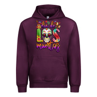 Mauve Wine dia de los muertos Urban Hoodie - LillyAllenDesigns