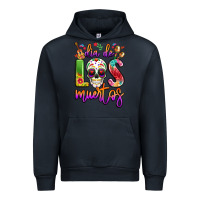 Navy dia de los muertos Urban Hoodie - LillyAllenDesigns
