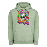 Pigment Oil Green dia de los muertos Urban Hoodie - LillyAllenDesigns
