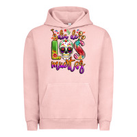 Pigment Salmon dia de los muertos Urban Hoodie - LillyAllenDesigns