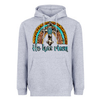 Heather Grey he has risen rainbow Heavyweight Hoodie - AdoDesignShop