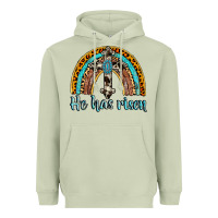 Matcha he has risen rainbow Heavyweight Hoodie - AdoDesignShop