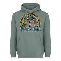 Sage he has risen rainbow Heavyweight Hoodie - AdoDesignShop