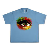 Pebble Blue juneteenth eye Urban Heavy Tee - Zillion Design Studio