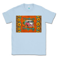Dusty Blue i'd rather be camping skinny metal can holder Classic Tee - HRA Design Shop
