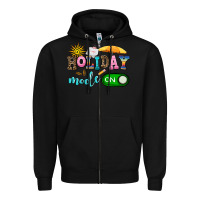 Black holiday mode on Zipper Hoodie - AdoDesignShop