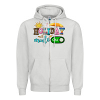 Dove Grey holiday mode on Zipper Hoodie - AdoDesignShop