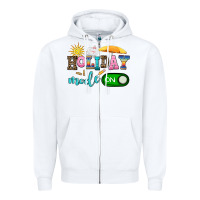 White holiday mode on Zipper Hoodie - AdoDesignShop