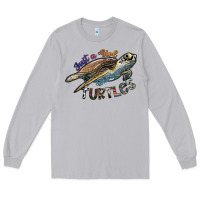 Moon Dust just a girl who loves turtles Long Sleeve Tee - SublimationCraftShop