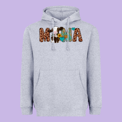 Mama Holstein Cow Heavyweight Hoodie Designed By Artiststas
