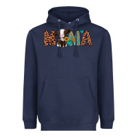 Navy mama holstein cow Heavyweight Hoodie - Artiststas