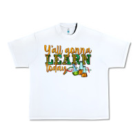 White yall gonna learn today Urban Heavy Tee - texasbilliewilder