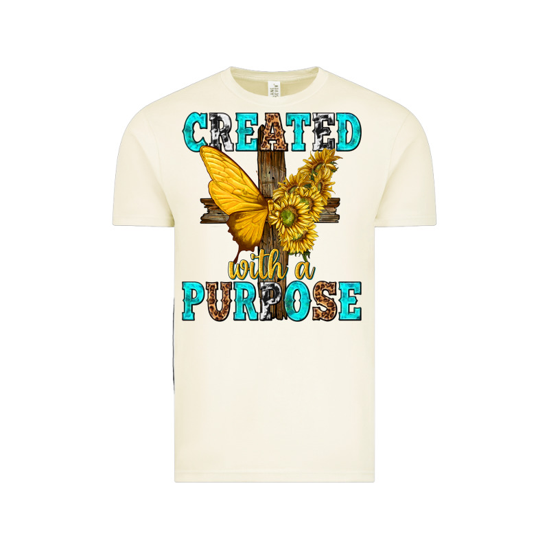 Created With A Purpose Vintage Tee by texasbilliewilder | Teevron