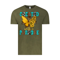Vintage Olive created with a purpose Vintage Tee - texasbilliewilder