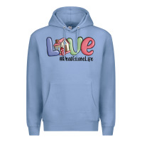 Colony Blue love real estate life Premium Hoodie - MaliasSmallBusiness