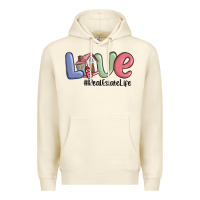 Sandshell love real estate life Premium Hoodie - MaliasSmallBusiness