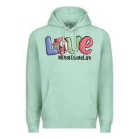 Seafoam love real estate life Premium Hoodie - MaliasSmallBusiness