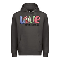 Smoke love real estate life Premium Hoodie - MaliasSmallBusiness