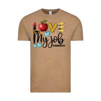 Vintage Coffee love my job teacher life Vintage Tee - BarkalooDesign