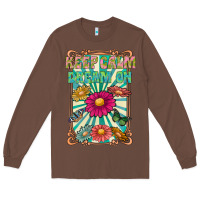 Chestnut keep calm dream on Long Sleeve Tee - CowhideDigitalArt