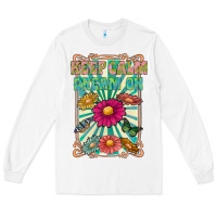 White keep calm dream on Long Sleeve Tee - CowhideDigitalArt