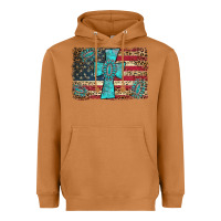 Meerkat flag and turquoise cross Heavyweight Hoodie - AdoDesignShop