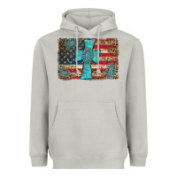 Moon Dust flag and turquoise cross Heavyweight Hoodie - AdoDesignShop